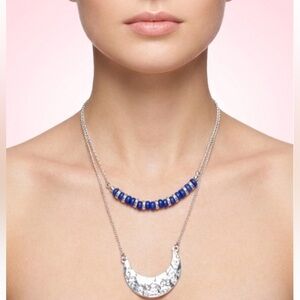Sonoma Goods For Life® Multi Row Half Moon Necklace